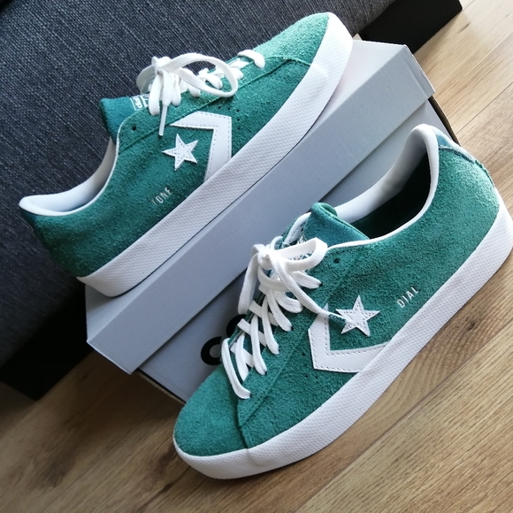 Converse X Dial Tone Vulc Pro. Size 8 Men U.S. Vintage Jade Green. New With Box - Picture 4 of 8